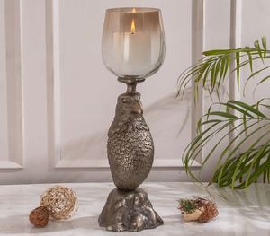 Centre de table en verre avec feuille d'or de luxe pour décoration de maison, hôtel, mariage, Moyen-Orient et Europe - Product Image 6