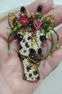 MD HANDICRAFTS Floral Embroidery Beaded Brooch Handmade Designer Fashion Jewelry Unisex <b>Wedding</b> & Engagement Gift - Product Image 5