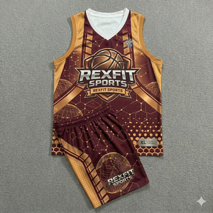 Ensemble de maillots et shorts de basket-ball à sublimation directe d'usine, vêtements d'équipe sportive personnalisés - Product Image 4