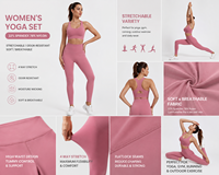 Soutien-gorge de sport sans couture en maille respirante à séchage rapide pour femme, avec logo frontal, maintien moyen et bretelles croisées en Spandex/Polyester