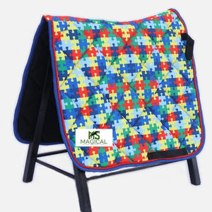 Almohadillas para Silla de Montar de Alta Calidad, Sublimadas con Diseño de Rompecabezas, Impresas en 3D, de Gran Calidad, para Uso General - Product Image 3