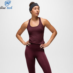 Soutien-gorge de sport sans manches simple pour femme, idéal pour le yoga, respirant, pour la gym et l'entraînement, avec logo frontal, vente en gros, OEM - Product Image 2