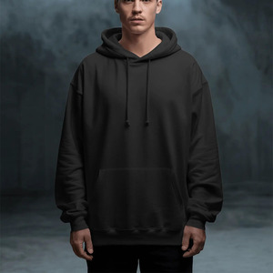 Sudadera con capucha extragrande de forro polar suave para hombre, ropa informal de calle de alta calidad, para usar en invierno, en oferta. - Product Image 2