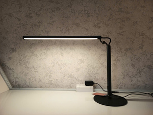 Modern metal LED 10W <b>table</b> lamp with push dimmer and 330-degree rotation. - Product Image 3
