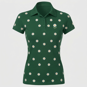 Polo de Manga Corta Tejido Informal de Venta Caliente, Corte Regular, Diseño Sólido, Servicio OEM, Secado Rápido, Unisex - Product Image 1