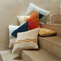 Housse de coussin carrée style nordique bohème ethnique 2026, technique tissée, brodée, touffetée, vintage, écologique, personnalisable, OEM, vente en gros