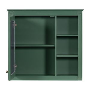 Moderno Armadietto da Bagno a Parete 30 X 28 con Specchio, Mensole Contenitore per Bagno Contemporaneo - Product Image 5