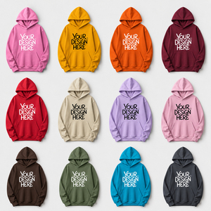 เสื้อฮู้ดดี้สีพื้นผ้าฟลีซคอตตอนพิมพ์ลายกราฟิก ผลิตในบังกลาเทศ ยี่ห้อ Meow สำหรับทุกเพศทุกวัย จำหน่ายส่ง MOQ ต่ำ - Product Image 1