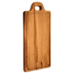 Tabla de Cortar Clásica de Madera con Superficie Segura para Alimentos, Ideal para Cortar Frutas, Verduras, Carne y Pan Fácilmente - Product Image 3