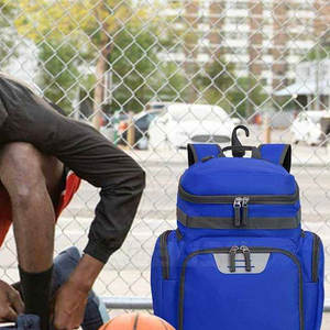 Sport Basketball <b>Backpack</b> with Zipper Closure Lightweight Design Spacious Interior <b>Big</b> Capacity for Basketball Shoes Daily Items - Product Image 2