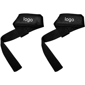 Sangles de poignet personnalisées avec logo pour la musculation, le powerlifting et le levage de poids en salle de sport pour hommes – Idéales pour les soulevés de terre - Product Image 4