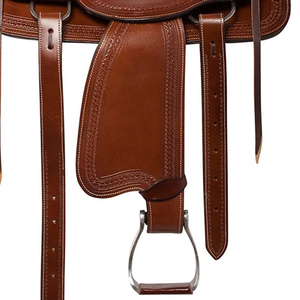 Fournisseur direct d'usine, selle de cheval sur mesure, nouvelle selle de cheval élégante en cuir véritable pour l'entraînement - Product Image 2