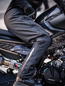 Pantalon de moto en Cordura polyester/coton, imperméable, avec protections CE, imprimé par transfert thermique, pantalon de motard personnalisé OEM Hike Impex Made - Product Image 3