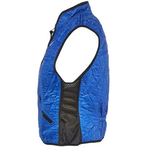 Chaleco Ecuestre Acolchado Azul Unisex, Sin Mangas, Cortavientos, con Cierre de Cremallera, Color Sólido, para Montar a Caballo - Product Image 2