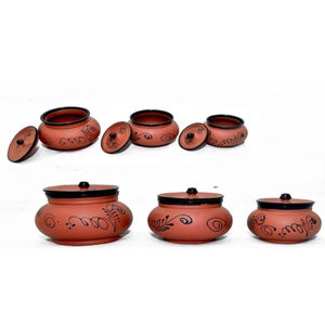 ชุดภาชนะดินเผาทำมือพร้อมฝาปิด - พกพาสะดวก ใช้ซ้ำได้ เป็นมิตรต่อสิ่งแวดล้อม และมีสินค้าพร้อมส่ง - Product Image 1