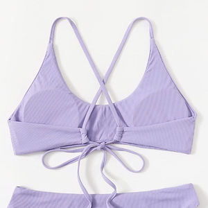 Conjuntos de Bikini de 2 Piezas de Secado Rápido y Transpirables para Verano, Alta Calidad, Múltiples Colores, Diseño de Logotipo Personalizado, Ropa de Playa Deportiva - Product Image 6