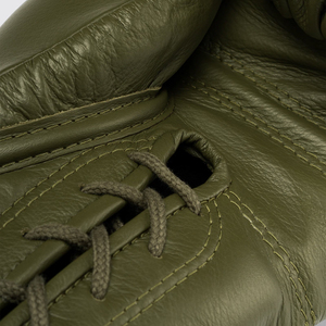 Gants de boxe en cuir entièrement personnalisés de marque propre Green Fly, équipement professionnel de combat, kickboxing, Muay Thai, Fly Boxing - Product Image 5