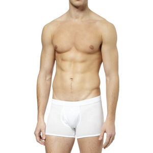 Sous-vêtements pour hommes en coton/élasthanne tricoté, teint uni, respirant, séchage rapide, confortable, taille haute avec logo, pour adultes, ODM - Product Image 5