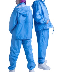 OEM Custom Unisex Casual 2025 Two-Piece Sweatsuit Set Nylon Windbreaker <b>Jacket</b> with Zipper Tracksuit-<b>Mens</b> and Womens - Product Image 2