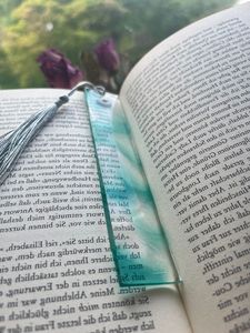 Handmade Resin Bookmark for Books, Unique Decorative Bookmark with Colorful Resin Design, Reusable <b>Reading</b> <b>Accessory</b> for Book - Product Image 5