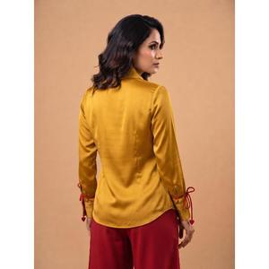 Chemise polyvalente pour femme, confectionnée avec un tissu de qualité supérieure pour un look élégant au quotidien. Achetez directement auprès du fournisseur. - Product Image 3