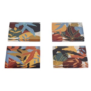 Ensemble de sous-verres carrés en acrylique Mughalcrafts de qualité supérieure, design moderne, impression UV, sous-verres pour boissons, tasses, verres, mugs, Uttar - Product Image 2