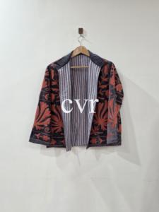 Outerwear <b>Coat</b> Handmade Velvet Suzani Uzbek Eco-Friendly Winter Boho Embroidered Women's Luxury <b>Coat</b> for Party Wear - Product Image 3