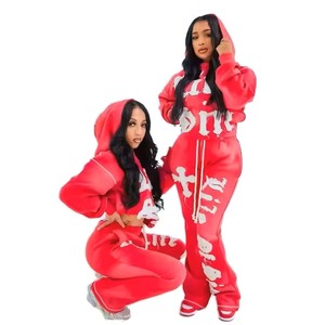 Chándales 100% algodón con un peso de tela de 320 gramos que ofrecen comodidad y transpirabilidad, lo que los convierte ideales para ropa de ocio. - Product Image 1