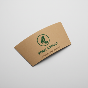 Manchon en papier kraft de qualité alimentaire, écologique, fabriqué au Vietnam, pour gobelets à café, impression personnalisée, compatible micro-ondes, pour la décoration - Product Image 4