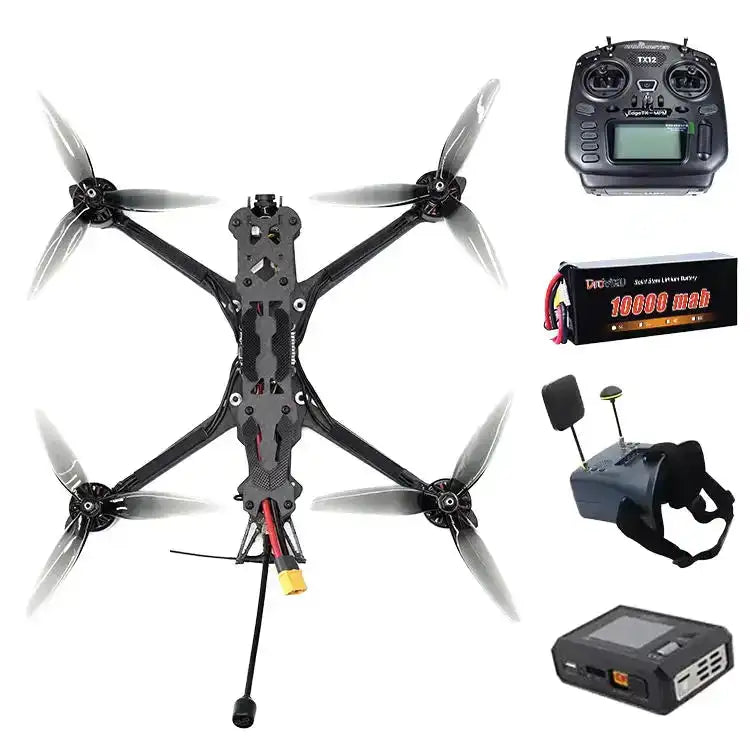 New Ready Fly RTF Racing Drones with Night Vision Camera 4K 1.2G 2.5W VTX 7 10 13 Inch Long Range 20km ESC-Full Set FPV UAV