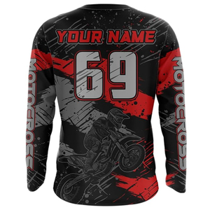 Jersey de Motocross Sublimado Premium, Logotipo Personalizado OEM/ODM, Ligero, Absorbe la Humedad, Suministro de Fábrica - Product Image 6