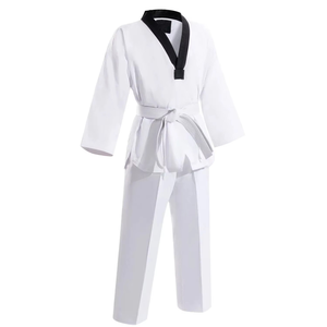 Nouvelle conception, vêtements d'arts martiaux personnalisés, uniforme de taekwondo, uniformes de haute qualité, respirants, légers et extensibles - Product Image 1