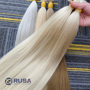 Extensiones de cabello vietnamitas al por mayor, onduladas, con textura y longitud personalizadas, de 10 a 34 pulgadas, color marrón. - Product Image 3