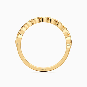 Élégante alliance de mariage torsadée en diamant de laboratoire, or 10K 14K 18K, argent 925 935 rhodié, bijoux de fiançailles pour femme - Product Image 4