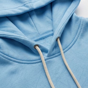 Cotton Blended Classic Oversized Heavyweight Hoodie Streetwear Short Sleeve Pullover <b>Thermal</b> Sweatshirt Activewear <b>Tops</b> - Product Image 4