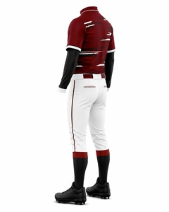 Men's <b>Baseball</b> Uniform Sublimated Jersey White Pants Moisture Wicking Regular Fit All Seasons Adult Team Apparel - Product Image 3