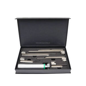 Set de Laringoscopio de Fibra Óptica Miller con 5 Hojas Rectas con Caja, Instrumento Veterinario, CE ISO OEM ODM, Venta al por Mayor - Product Image 2