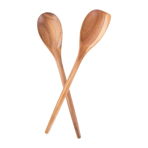 Fourchette en bois naturel écologique, jetable et réutilisable, ensemble de couverts en bois, vaisselle pour fête, pique-nique, restaurant, vente en gros - Product Image 5