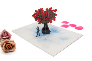 Tarjeta de Felicitación 3D Pop-Up Hecha a Mano con Temática de Bebidas para Boda, Invitación de Celebración, Regalo, Venta al por Mayor, Tarjeta Cortada con Láser - Product Image 5