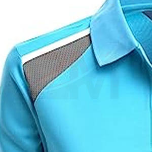 เสื้อโปโลผู้หญิงแฟชั่นใหม่สีน้ำเงิน 3 กระดุม ผลิตในปากีสถาน ราคาสมเหตุสมผล รับสกรีนโลโก้แบรนด์ตามสั่ง - Product Image 2