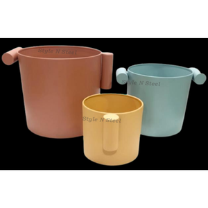 Macetero de pie de hierro con recubrimiento de polvo, duradero, multiusos, para interiores, con drenaje - Product Image 2