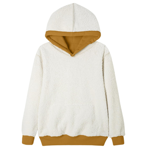 Hoodie Femme en Mélange de Coton Premium à Prix Abordable, Style Décontracté Streetwear, Épaules Tombantes, Respirant, Écologique, Tricoté - Product Image 3