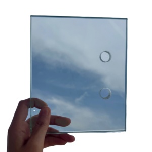 Cửa kính cường lực trượt đơn không khung 10mm, kính an toàn cường lực cho phòng tắm hiện đại - Product Image 1