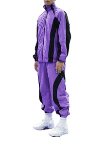 Nylon <b>Tracksuit</b> for Summer Streetwear Reflective Luxury Men's Two Colors Windbreaker custom Logo <b>tracksuit</b> For Winter Season - Product Image 6