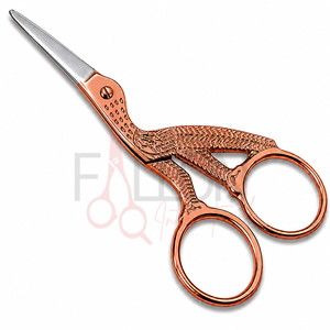 Luxury Gold Stork Embroidery <b>Scissors</b> Stainless Steel Vintage Bird <b>Sewing</b> <b>Scissors</b> Hair Trimming <b>Scissors</b> OEM ODM - Product Image 4