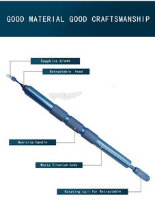 Juego de Pinzas de Incisión Corneal de Acero Inoxidable de Alta Precisión de 15 Grados para Cirugía Oftálmica, Microcirugía Hospitalaria - Product Image 2