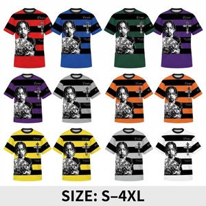 เสื้อยืดสตรีทแวร์แบบซับลิเมชั่นสั่งทำพิเศษ ผ้าฝ้าย 100% ทรงโอเวอร์ไซส์ ลายกราฟิกแฟชั่น พิมพ์ลายทั่วตัว ขายส่ง รับผลิตแบบ OEM ODM - Product Image 1