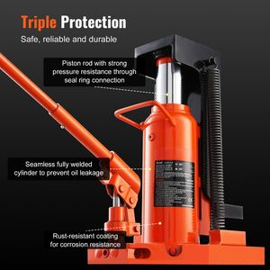 Martinetto Idraulico da 10 Tonnellate, Capacità di Sollevamento Superiore di 20 Tonnellate, Altezza di Sollevamento 1.2-7.5 Pollici per Uso Automobilistico - Product Image 5