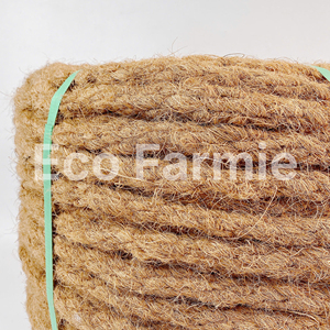 Cordes en fibre de coco torsadées, cordes en coco naturel épaisses, rouleaux de corde en coco au prix le plus bas, fil de coco durable - Product Image 6