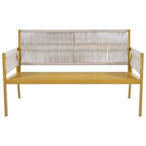Set di 4 pezzi Set di mobili da giardino in corda profonda da esterno con cuscino spesso tavolo in vetro temperato per il giardino del portico del cortile - Product Image 5